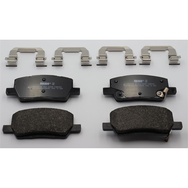Bremseklosser sett, Bakaksel FERODO Premier eco friction FERODO