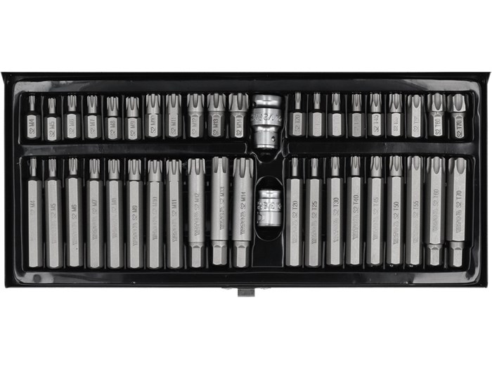 Bitssett torx se & ribe 42 deler YATO Yato
