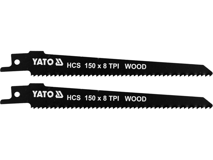 Tigersagblad HCS 150 mm 8TPI 2 stk YATO Yato