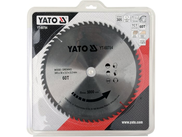 TCT-blad for tre 305x60T x30 mm YATO Yato