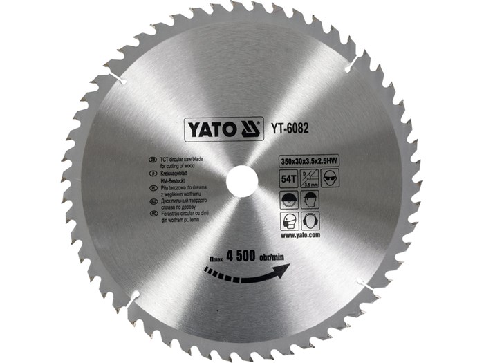 TCT-blad for tre 350x54T x30 mm YATO Yato