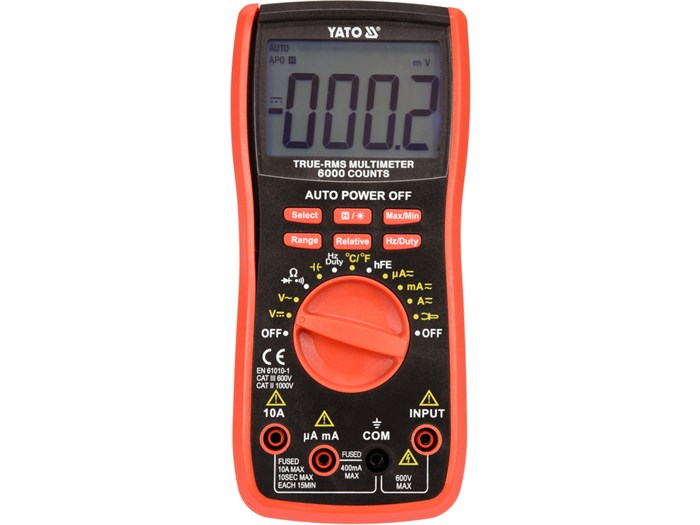Digital multimeter med True RMS YATO Yato