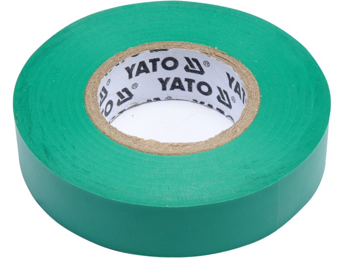 Isolasjonstape 013mm 15mmx20m grønn YATO Yato