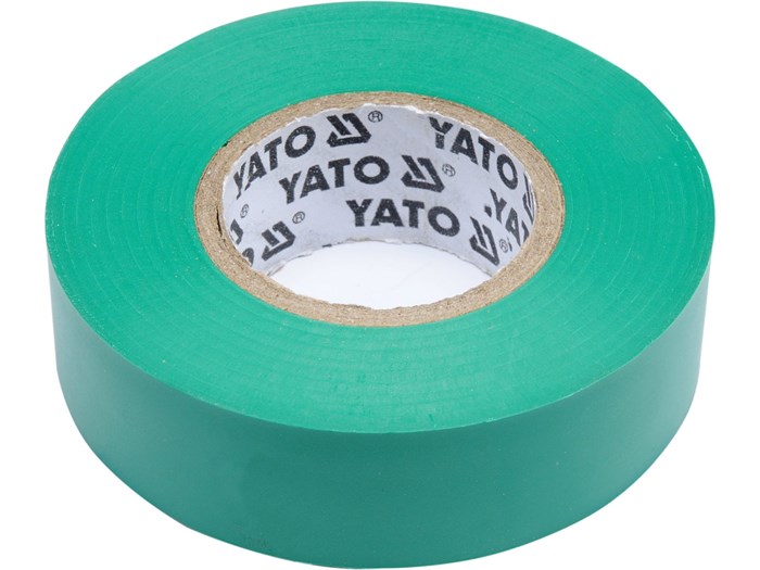Isolasjonstape 013mm 19mmx20m grønn YATO Yato