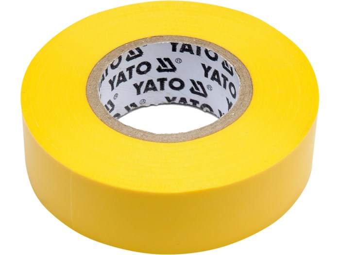 Isolasjonstape 013mm 19mmx20m gul YATO Yato