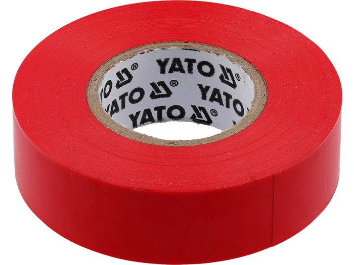 Isolasjonstape 013mm 19mmx20m rød YATO Yato
