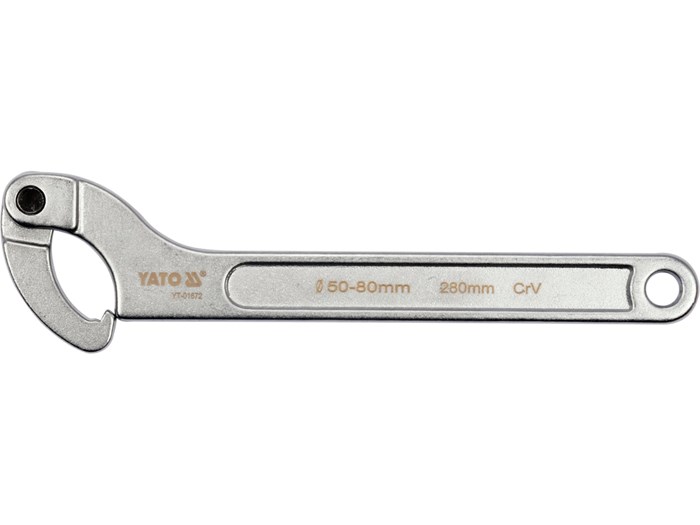 Fleksibel hakenøkkel 50–80 mm YATO Yato