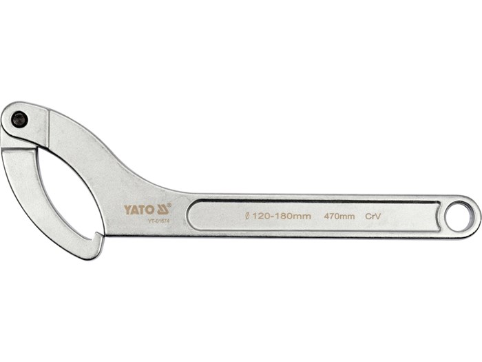 Fleksibel hakenøkkel 120–180 mm YATO Yato