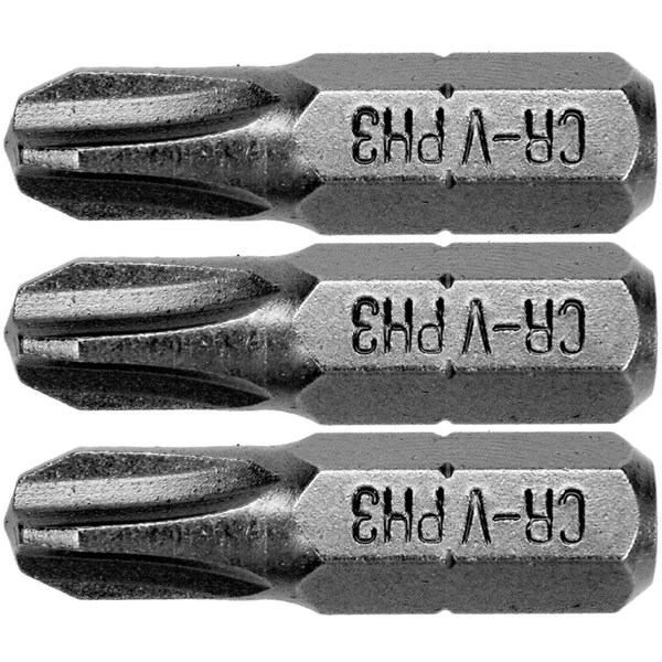 Bits PH3 1/4 x 25 mm 3-pack STHOR STHOR