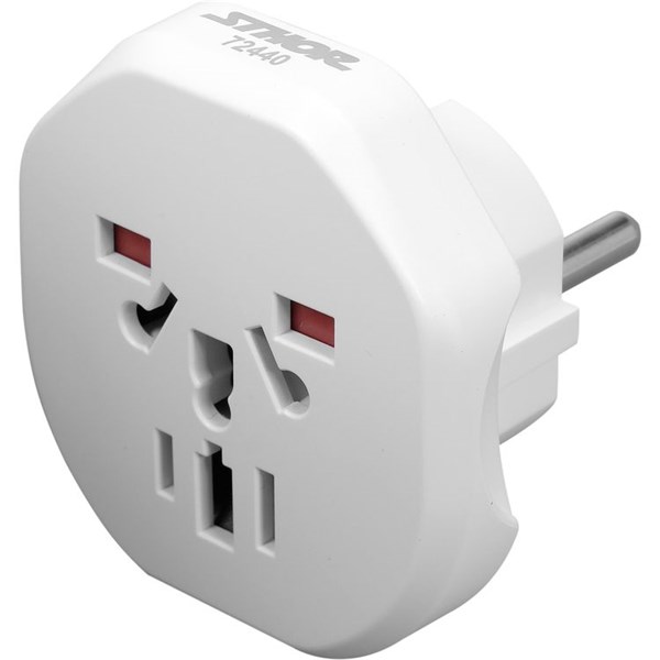 Reiseadapter fra hele verden til Europa STHOR STHOR