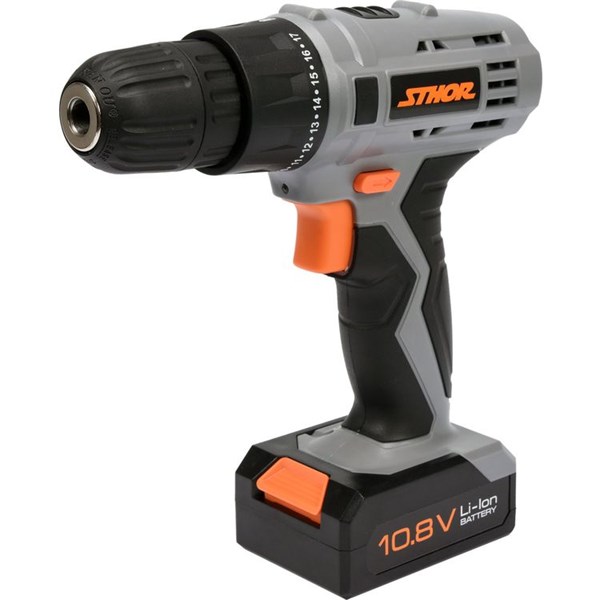 Drill/skrutrekker 10,8 V STHOR STHOR