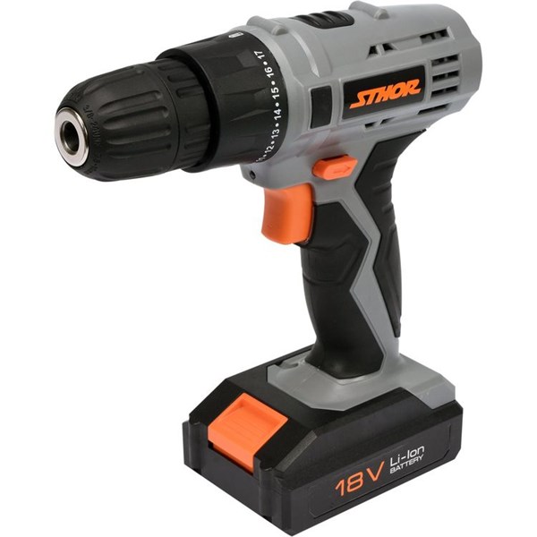 Drill/skrutrekker 18 V STHOR STHOR