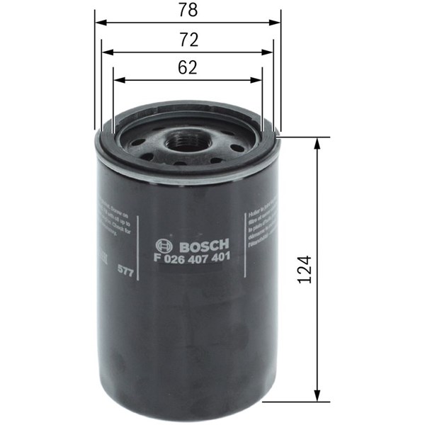 Oljefilter BOSCH BOSCH