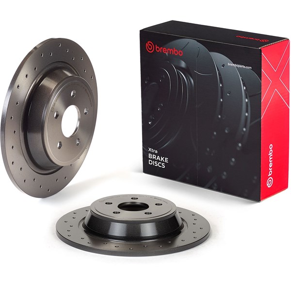 Bremseskive Full, Bakaksel BREMBO Bearing disc line BREMBO