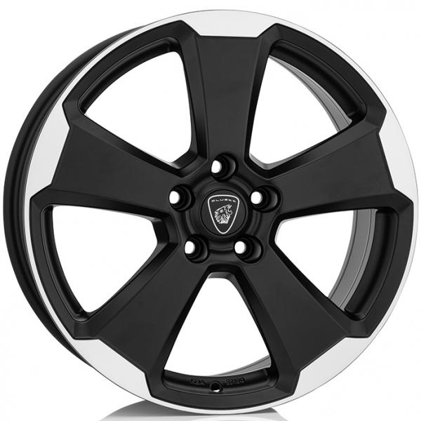 Aluett 87 Black Matt - 7/17 5/112 ET42 B70.4