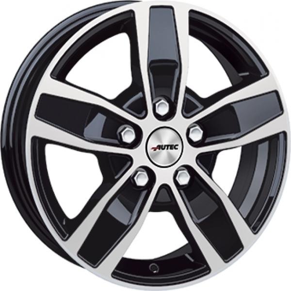 AUTEC QUANTRO Gloss Black  Polished - 6.5/16 5/118 ET66 B71.1