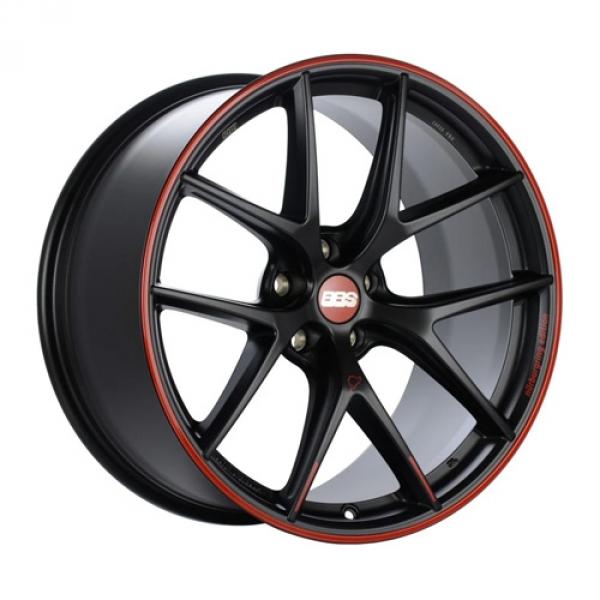 Bbs CI-R Nurburgring Edition Satin Black With Red Rim  Bbs