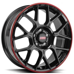 BBS XR Black Red - 7.5/17 5/120 ET45 B82