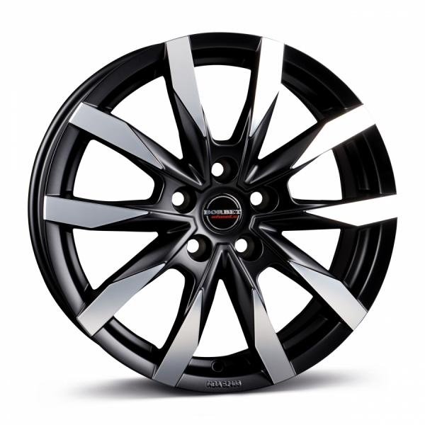 BORBET CW5 Black Polished Matt - 6.5/16 5/120 ET60 B65.1