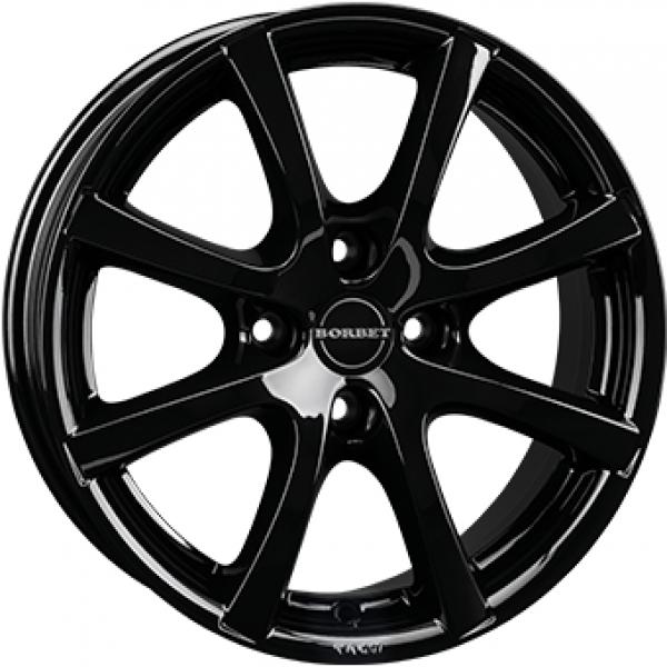 BORBET LV4 Gloss Black - 5.5/14 4/98 ET35 B64.1