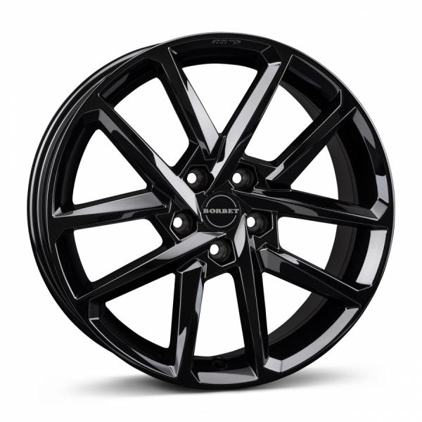 BORBET N Black Glossy - 7.5/18 5/112 ET46 B57.1