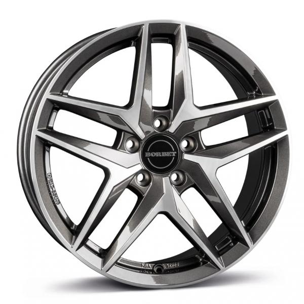 BORBET Z Mistral Anthracite Gloss Pol - 8/19 5/112 ET27 B66.6