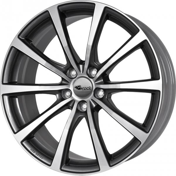 Brock B32 Titanium Polished - 8.5/19 5/112 B66.6