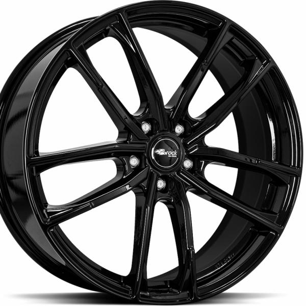 Brock B38 Shiny Black - 8/19 5/112 ET40 B57.1