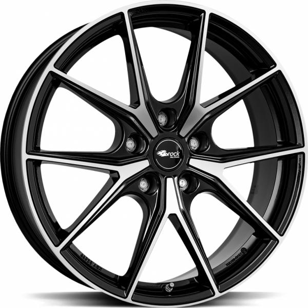 Brock B40 Black Full Polish - 9/19 5/112 ET30 B66.6