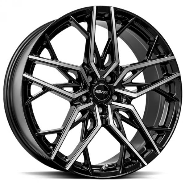 BROCK B44 Black Full Polish - 8/18 5/112 ET30 B66.6