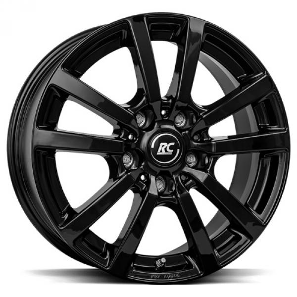 Brock RC25T Shiny Black - 7/17 5/160 ET55 B65.1
