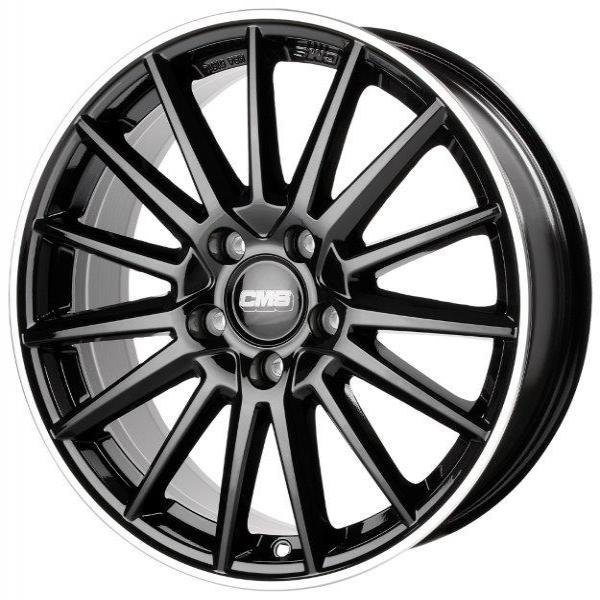 CMS C23 Diamond Rim Black - 7.5/17 5/112 ET40 B66.5