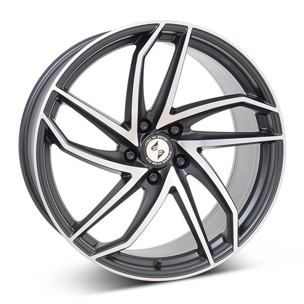 EtaBeta Heron Grey Polished - 8.5/20 5/112 ET45 B66.55