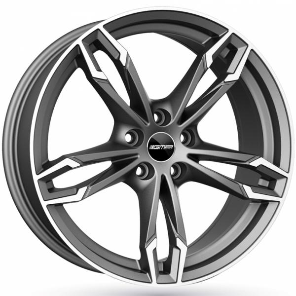 GMP DEA Matt Gunmetal Machined Face 8.5x19 5/120 ET50 B72.6
