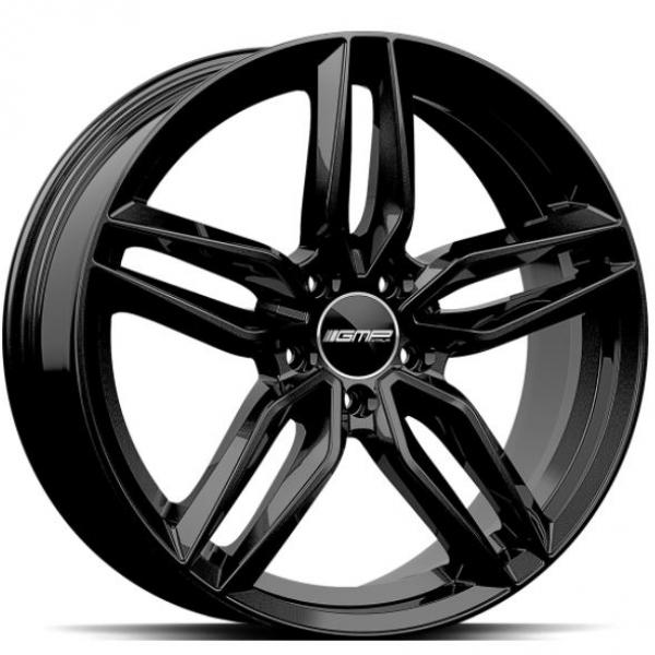 GMP Fasten Glossy Black - 8.5/20 5/112 ET37 B66.6