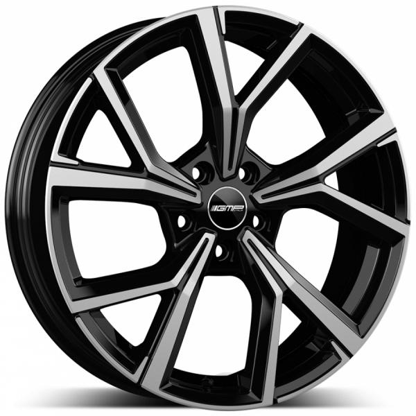 GMP Mentor Black Machined Face - 7.5/18 5/100 ET45 B57.1