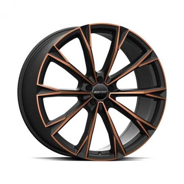 GMP Totale Satin Black Bronze Orange - 10.5/21 5/114.3 ET48 B64.1