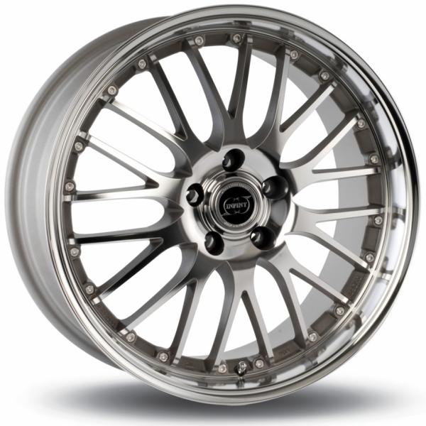INFINY Phoenix Silver Polished Lip - 9.5/19 5/112 ET45 B67.1