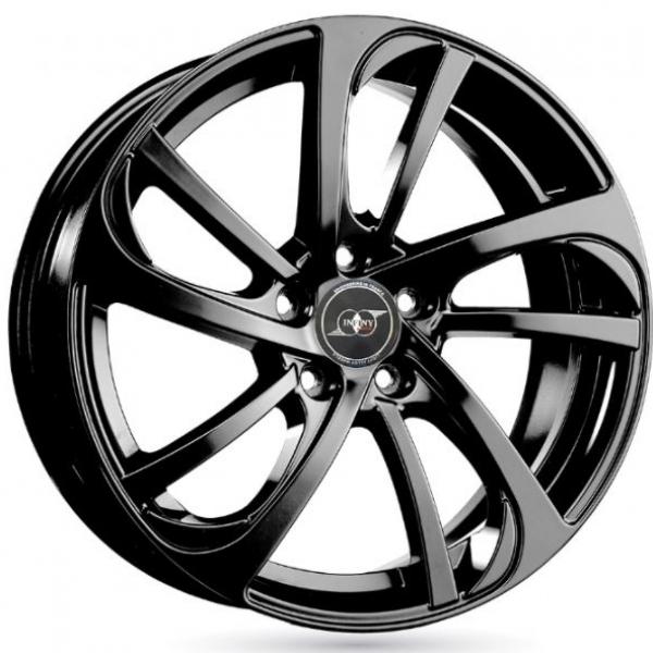 INFINY individual Paris Black Machined Face - 7.5/18 5/108 ET35 B67.1