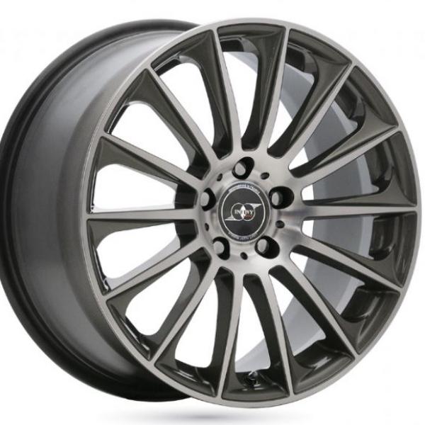 INFINY individual Stuttgart Gunmetal Machined Face 9.5x19 5/112 ET38 B66.6