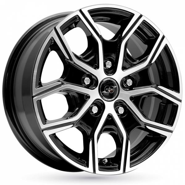INFINY individual TX Shiny Black Machined Face - 7/17 5/108 ET35 B65.1