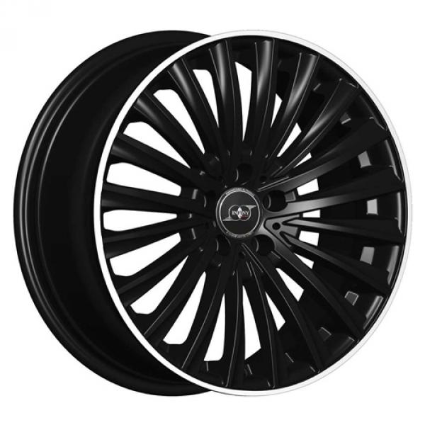 Infiny Individual Vector Shiny Black Machined Lip - 8/19 5/112 ET45 B66