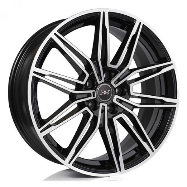 Infiny Individual Welt Light Shiny Black Machined Face  - 8/19 5/112 ET30 B66