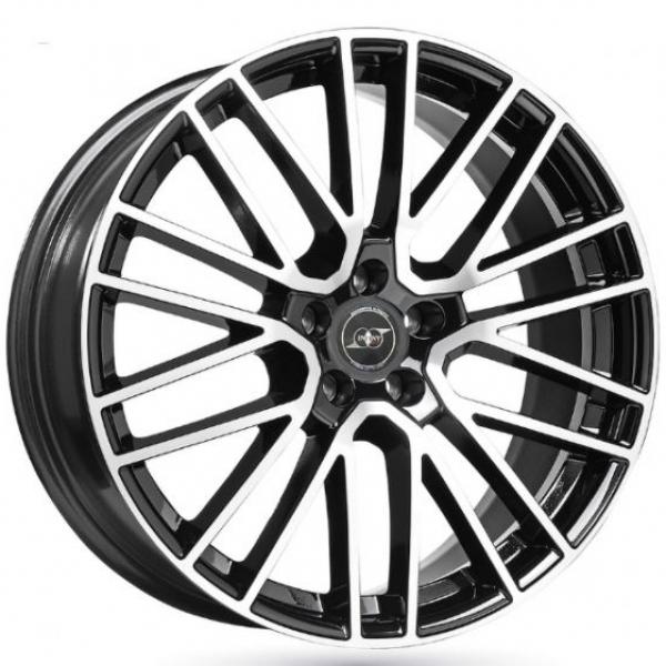 INFINY individual Zuffen Black Machined Face - 10/20 5/112 ET19 B66.5