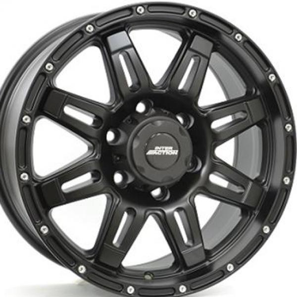 Inter Action Grabber Matt Black - 8/17 6/139.7 ET25 B110.1