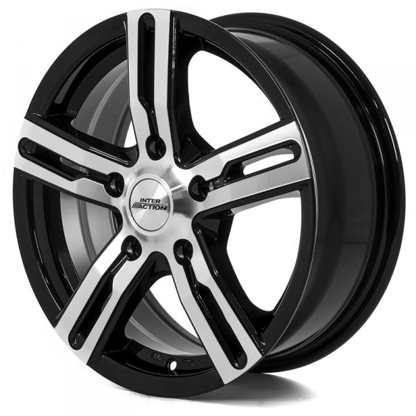 Inter Action Kargin Black Polished - 6.5/16 5/160 ET50 B72.6