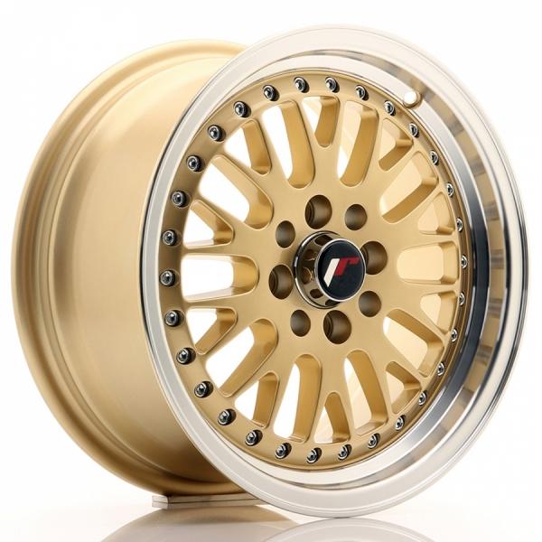 Japan Racing JR10 Gold Machined LIP 7x15 4/100 ET30 B74.1