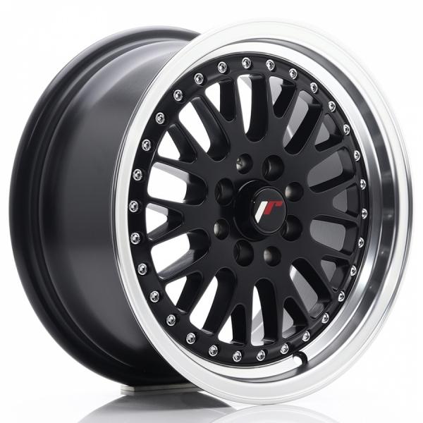 Japan Racing JR10 Matt Black Machined LIP 7x15 4/100 ET30 B74.1