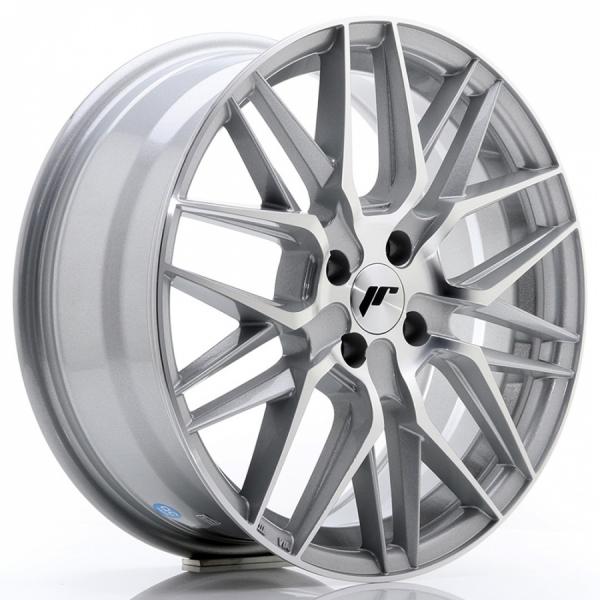 Japan Racing JR28 Silver Machined Face - 8.5/20 5/120 ET35 B72.6