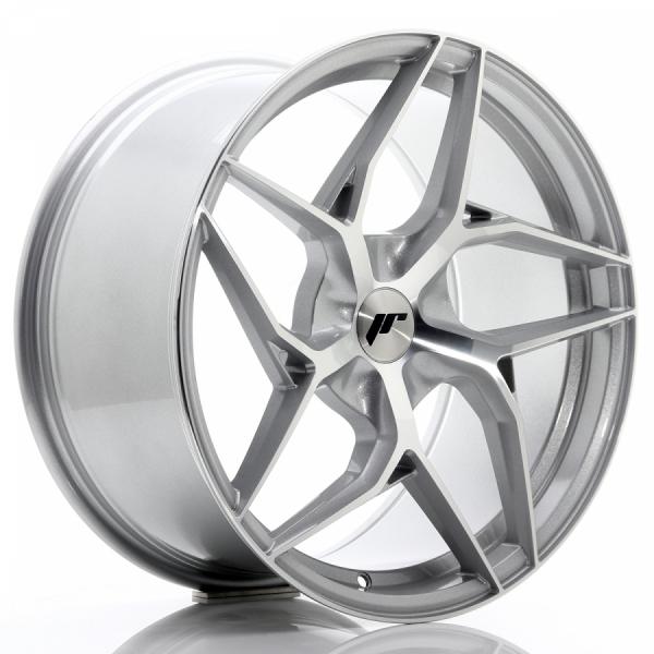 Japan Racing JR35 Silver Machined Face - 8.5/19 5/112 ET45 B66.6